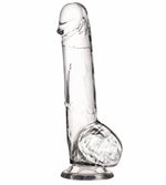 Load image into Gallery viewer, Realistic Dildo 9.5” Clear Suction Dildo Cup for Hands Free for Women for G Spot