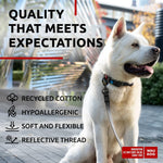 Load image into Gallery viewer, Recycled Cotton Dog Leash 10 Ft x 1 inch Gray Eco Friendly Collar for Medium