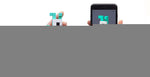 Load image into Gallery viewer, PIXIO Mini Safari 137 Magnetic Blocks in 6 Colors and Free Mobile App for Design