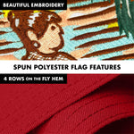 Load image into Gallery viewer, G128 Combo Pack: 5 Ft Tangle Free Aluminum Spinning Flagpole (White) &amp; Florida FL State Flag 2x3 Ft, StormFlyer Series Embroidered 220GSM Spun Polyester  Pole with Flag Included