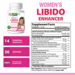 Load image into Gallery viewer, Libido Booster for Women Maca Root Fenugreek Tongkat Ali Horny Goat Weed Female Energy Enhancer Hormone Harmony Balance Mood Support Menopause Panax Ginseng DHEA Boron Supplement Pills 30 Capsules
