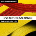 Load image into Gallery viewer, G128 Combo Pack: 5 Ft Tangle Free Spinning Flagpole (Black) &amp; New Mexico Flag 2x3 Ft Embroidered 220GSM Spun Polyester, Brass Grommets (Flag Included) Aluminum Flag Pole