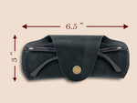 Load image into Gallery viewer, Soft Leather Glasses Case Slim Eyeglass Sleeve Case  Sunglass Case for Men and Women Retro Design Eyewear Case