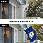 Load image into Gallery viewer, G128 Combo Pack: 6 Ft Tangle Free Spinning Flagpole (Silver) &amp; Connecticut Flag 3x5 Ft Printed 150D Polyester, Brass Grommets (Flag Included) Aluminum Flag Pole