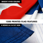 Load image into Gallery viewer, G128 Combo Pack: 6 Feet Tangle Free Spinning Flagpole (Black) Cuba Cuban Flag 3x5 ft Printed 150D Brass Grommets (Flag Included) Aluminum Flag Pole