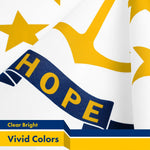 Load image into Gallery viewer, G128 Rhode Island RI State Flag  3x5 Ft  LiteWeave Pro Series Printed 150D Polyester  Indoor/Outdoor, Vibrant Colors, Brass Grommets, Thicker and More Durable Than 100D 75D Polyester