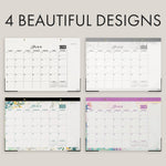 Load image into Gallery viewer, Desk Calendar 2024 17x12 Wall Calendar Thick Paper &amp; Notes Section Runs from December 2023 December 2024 (Black)
