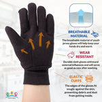 Load image into Gallery viewer, ABC PACK &amp; SUPPLY Brown Jersey Gloves for Men and Women. Brown Jersey Work Gloves. Polyester and Cotton Garden Gloves