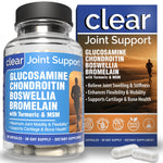 Load image into Gallery viewer, Clear Joint Support Glucosamine Chondroitin MSM Boswellia 90 Capsules