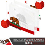 Load image into Gallery viewer, California CA State Flag 3x5 Ft 5Pack Doublesided Embroidered Polyester By G128