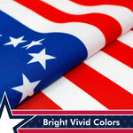 Load image into Gallery viewer, G128 Betsy Ross Historical American Flag Garden Flag  12x18 Inch  Printed 150D Polyester  Betsy Ross 13 Stars Patriotic Outdoor Flag