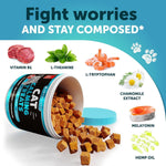 Load image into Gallery viewer, Hemp Cat Calming Treats for Stress &amp; Anxiety Relief   Cat &amp; Kittens   Melatonin