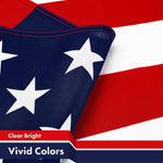 Load image into Gallery viewer, G128 Combo Pack: American USA Flag 3x5 Ft &amp; Ukraine Ukrainian Coat of Arms Flag 3x5 Ft  Both LiteWeave Pro Series Printed 150D Polyester, 4 Corner Brass Grommets, Perfect For Balcony/Wall