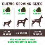 Load image into Gallery viewer, Green Lawn Chews for Dogs   Cranberry ACV Digestive Enzymes   Natural Dog Urine