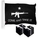 Load image into Gallery viewer, Come and Take It Rifle Black Flag 3x5 Ft 10Pack Printed 150D Polyester By G128