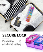 Load image into Gallery viewer, Weekly Pill Organizer 1 time a Day Pill Box 7 Day with Enhanced Waterproof Seal Large compartments Hold Big Vitamins &amp; Supplements Upgraded Locking lids for Home &amp; Travel use Durable Hard case