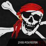 Load image into Gallery viewer, G128 5 Pack: Pirate Jolly Roger Red Head Scarf Flag  20x30 In  ToughWeave Series Embroidered 300D Polyester  Novelty Flag, Embroidered Design, Indoor/Outdoor, Brass Grommets