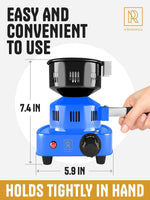 Load image into Gallery viewer, Hookah Coal Burner Blue Electric Stove for Hookah Premium 450W Fire Tower
