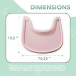 Load image into Gallery viewer, High Chair Tray Compatible with Stokke Trip Trap Chair Ergonomic Curved Design Dusty Pink BPA Free Easy to Assemble