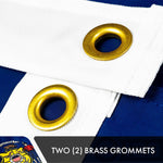 Load image into Gallery viewer, Wisconsin WI State Flag 3x5 Ft 3Pack Doublesided Embroidered Polyester By G128