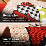 Load image into Gallery viewer, G128 Combo Pack: Garden Flag Stand Black 36 in x 16 in &amp; Garden Flag Winter Decoration Warm and Fuzzy Holiday Wishes Wagon with Gifts 12x18 DoubleSided Burlap Fabric