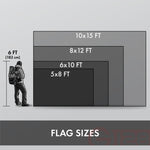 Load image into Gallery viewer, G128 3 PACK: USA American Flag 6x10FT Embroidered Spun Polyester