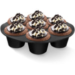 Load image into Gallery viewer, Silicone Muffin Pan   Silicone Cupcake Molds for Baking Egg Bites Mold Nonstick 7 Cups Air Fryer Muffin Pan for Baking Egg Bite Tart Mini Cupcake Chocolate and Quiche  Reusable Dishwasher Safe