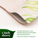 Load image into Gallery viewer, Garden Flag Set Seasonal Gnomes 12x18 4 pieces Blockout Fabric