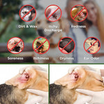 Load image into Gallery viewer, Ear Cleaner Wipes for Dogs Cats Puppies &amp; Kittens 100 Count Removes Dirt Wax