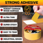 Load image into Gallery viewer, Double Sided Woodworking Tape 3 Inch x 120 Ft Wood Crafter Sticky Tool Two Side Adhesive for Router Templates Removable &amp; Residue Free