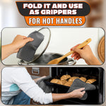 Load image into Gallery viewer, 4 Pcs Microwave Bowl Holders for Hot Food – 7.5  Gray Microwave Bowl Cozy Holders for Safe &amp; Easy Handling of Hot Bowls Saucers &amp; Cups – Machine Washable Soft Textured Fabric for Hand Protection