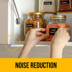 Load image into Gallery viewer, Premium Cabinet Door Bumpers 256 Pcs Clear Self Adhesive Pads for Noise Damp