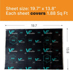 Load image into Gallery viewer, Sound Deadening Material Vibrofiltr 3.0 mm (118 mil)  28.2 sqft Noise Insulation &amp; Dampening