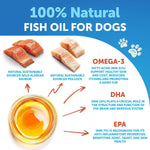 Load image into Gallery viewer, Omega 3 Fish Oil for Dogs 16 FL OZ Better Than Salmon Oil Skin and Coat Defense