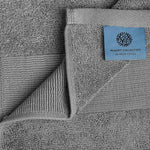 Load image into Gallery viewer, 12 Pack Smoke Grey Resort Collection Soft Washcloth Face Body Towel Set 12x12 in