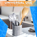 Load image into Gallery viewer, Perforated Stainless Steel Chopstick Holder – Drying Basket for Chopsticks &amp; Utensils Compact Oval Design with Hook for Kitchen Organization Easy Storage and Utensil Drying Sturdy &amp; Dishwasher Safe