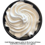 Load image into Gallery viewer, Level 2 Gold Shimmer Organic Whipped Body Butter Moisturizing Glow Skin 4.0 oz