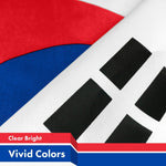 Load image into Gallery viewer, South Korea South Korean Flag 3x5 Ft 2Pack 150D Printed Polyester By G128
