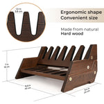 Load image into Gallery viewer, Wood Pistol Rack for Gun Safe Gun Storage for Handguns Revolvers Gun Safe