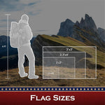 Load image into Gallery viewer, G128 Texas TeaStained TX State Flag  3x5 Ft  Pole Sleeve Embroidered 420D Polyester  Embroidered Stars, Sewn Stripes, Brass Grommets, Indoor/Outdoor, Vibrant Colors, Quality Polyester