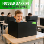 Load image into Gallery viewer, 24 Pack Privacy Folders for Students Desk Dividers for Students Privacy Shields for Student Desks Testing Dividers for Classroom Test Divider for Student Desks Classroom Folders Desk Divider