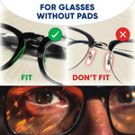 Load image into Gallery viewer, Eyeglass Nose Pads Anti Slip Eye Glasses Nose Pad 0.5 mm Silicone Nose Bridge Pads Nose Grips Non Slip Piece  Sunglass Nose Pads Guards (6 Pairs) 0.5mm x 7mm x 16mm