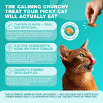 Load image into Gallery viewer, Cat Calming Treats  500 Crunchy Calming Cat Treats with Melatonin for Cats Valerian Root LTheanine Taurine &amp; Probiotics  Cat Vitamins and Supplements for Stress Anxiety Relief All Breeds