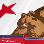 Load image into Gallery viewer, California CA State Flag 3x5 Ft 5 Pack 150D Printed Polyester