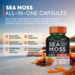 Load image into Gallery viewer, Powerful 20000mg Blend of Irish Sea Moss 60 Capsules 30 Day Supply Black Seed