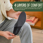 Load image into Gallery viewer, High Arch Support Inserts for Men 10 Women 11 Size Heavy Duty Insoles for Flat Feet Orthotics for Plantar Fasciitis Work Boots Standing All Day &amp; Heel Pain Relief M