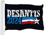 Load image into Gallery viewer, G128 Combo Pack: American USA Flag 3x5 Ft &amp; DeSantis Election 2024 Flag 3x5 Ft  Both LiteWeave Pro Series Printed 150D Polyester, Brass Grommets