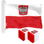 Load image into Gallery viewer, Poland Ensign Polish Flag 3x5 Ft 10Pack 150D Printed Polyester By G128