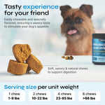 Load image into Gallery viewer, Probiotics for Dogs Dog Probiotic Chews for Digestive and Gut Health Dental Immune System Support Chewable Prebiotic Soft Treats Diarrhea and Bowel Support Supplement Wild Yam Yeast Powder