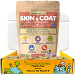 Load image into Gallery viewer, Skin and Coat Supplement with Fish Oil for Dogs Cats Dog Itch Relief with